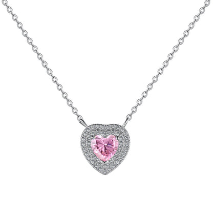 [Windsor Jewelry]Exquisite Heart Shape Necklace