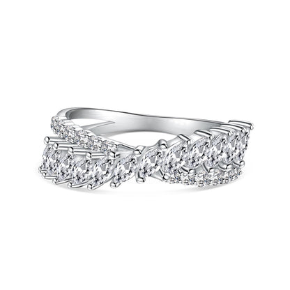[Windsor Jewelry]Unique Colorful Marquise Cut Daily Ring