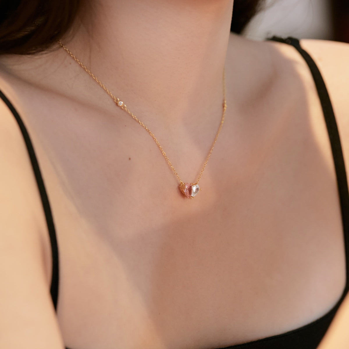[Windsor Jewelry]Unique Heart Shape Necklace