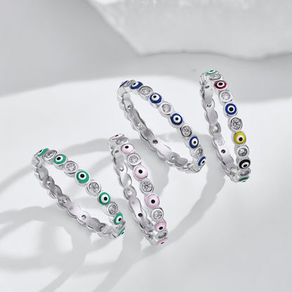 [Windsor Jewelry]Sparkling Vibrant Round Shape Daily Ring