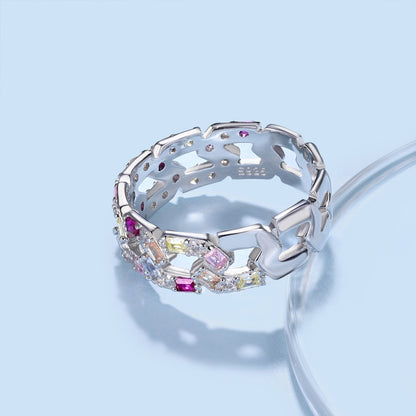 [Windsor Jewelry]Sparkling Vibrant Emerald Cut Daily Ring