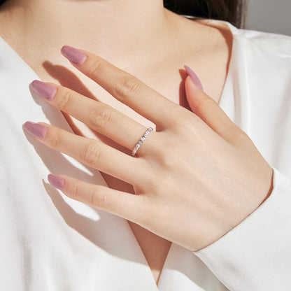 [Windsor Jewelry]Sparkling Vibrant Round Shape Daily Ring