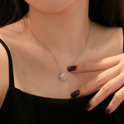 [Windsor Jewelry]Sparkling Asscher Cut Necklace