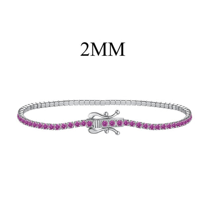 [Windsor Jewelry]Radiant Colorful Round Cut Party Bracelet