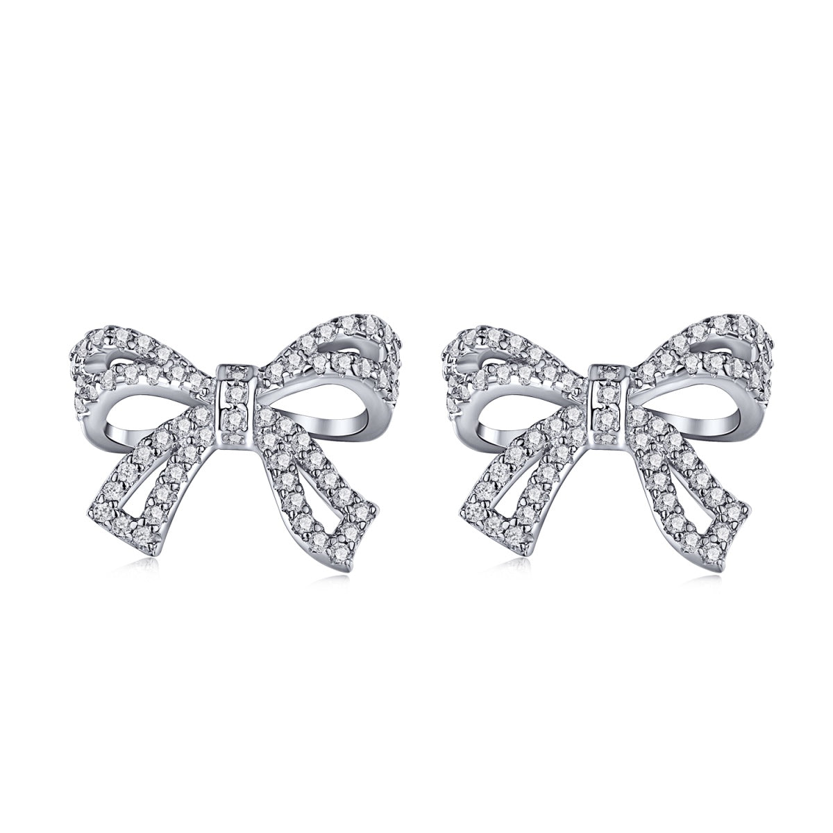 [Windsor Jewelry]Dainty Bow Shape Earrings