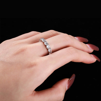 [Windsor Jewelry]Eternity Round Cut Tennis Ring