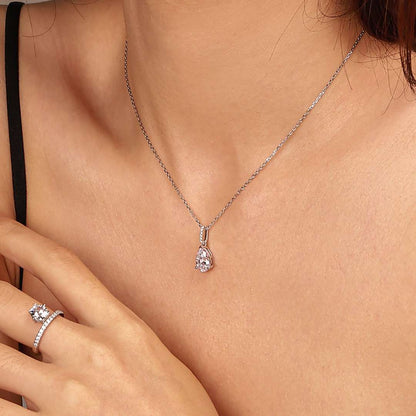 [Windsor Jewelry]Delicate Water Drop Shape Fashion Necklace