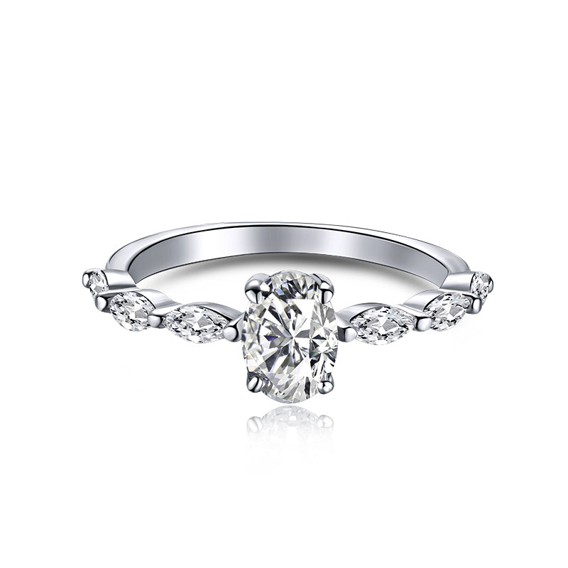 [Windsor Jewelry]0.75 Carat Luxurious Vibrant Elongated Cushion Cut Daily Ring