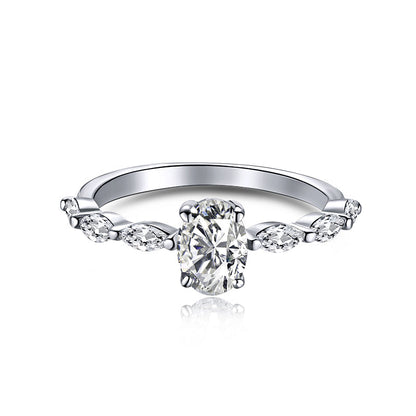 [Windsor Jewelry]0.75 Carat Luxurious Vibrant Elongated Cushion Cut Daily Ring