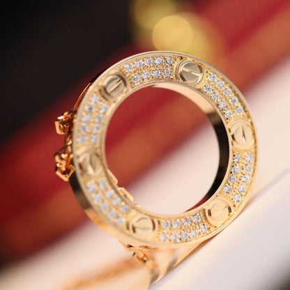 [Windsor Jewelry]LOVE NECKLACE ADJUSTABLE ROSE GOLD