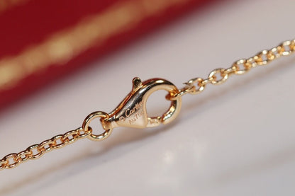 [Windsor Jewelry]LOVE NECKLACE PINK GOLD AND SILVER
