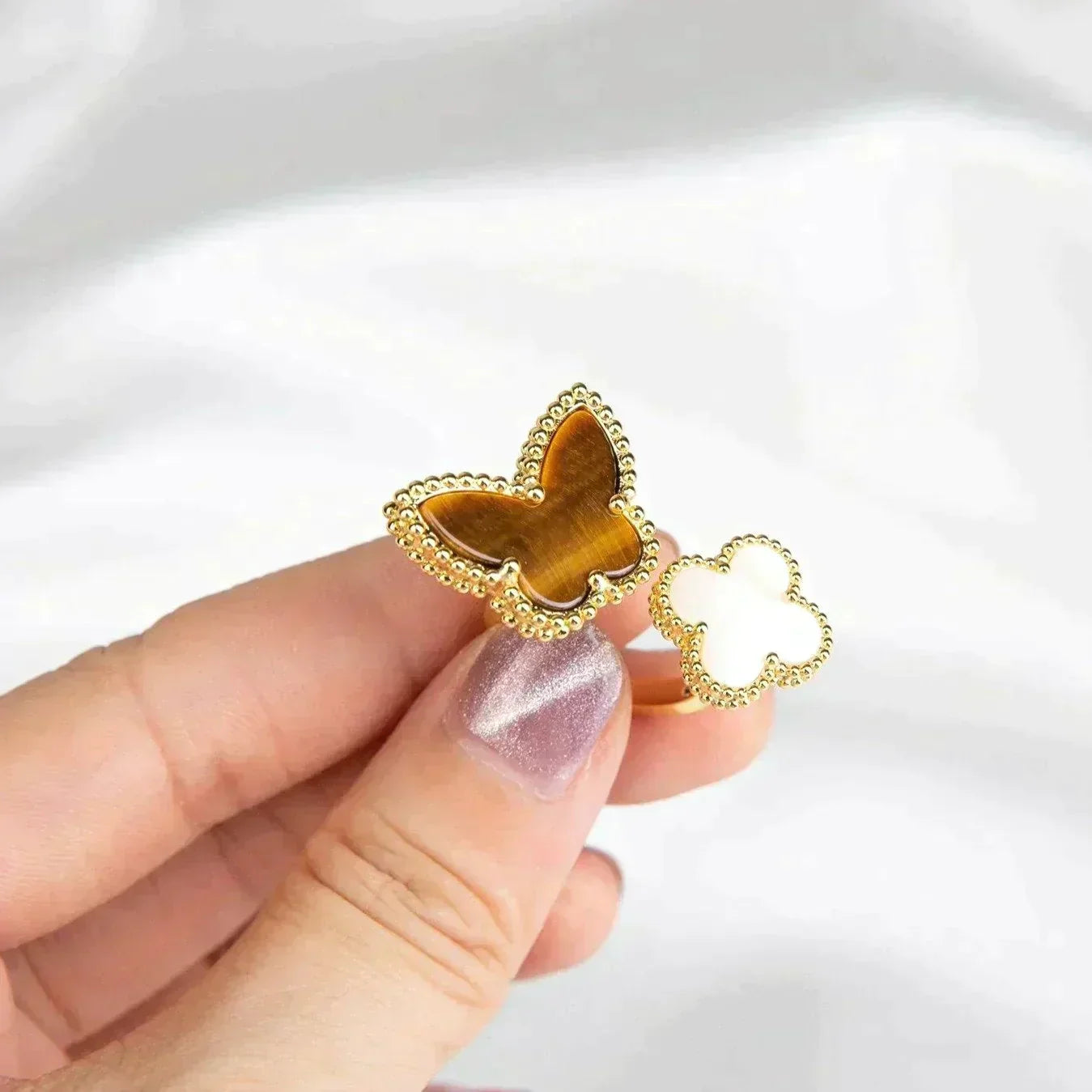 [Windsor Jewelry]LUCKY BETWEEN THE FINGER RING