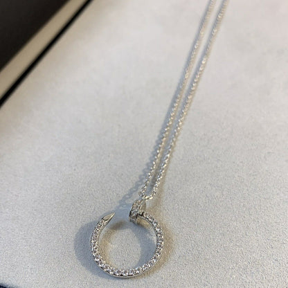 [Windsor Jewelry]JUSTE NECKLACE SILVER DIAMONDS