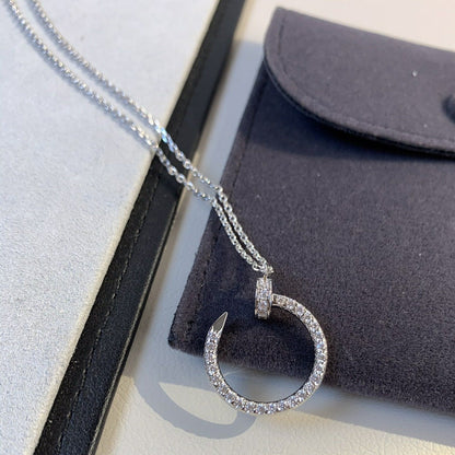 [Windsor Jewelry]JUSTE NECKLACE SILVER DIAMONDS