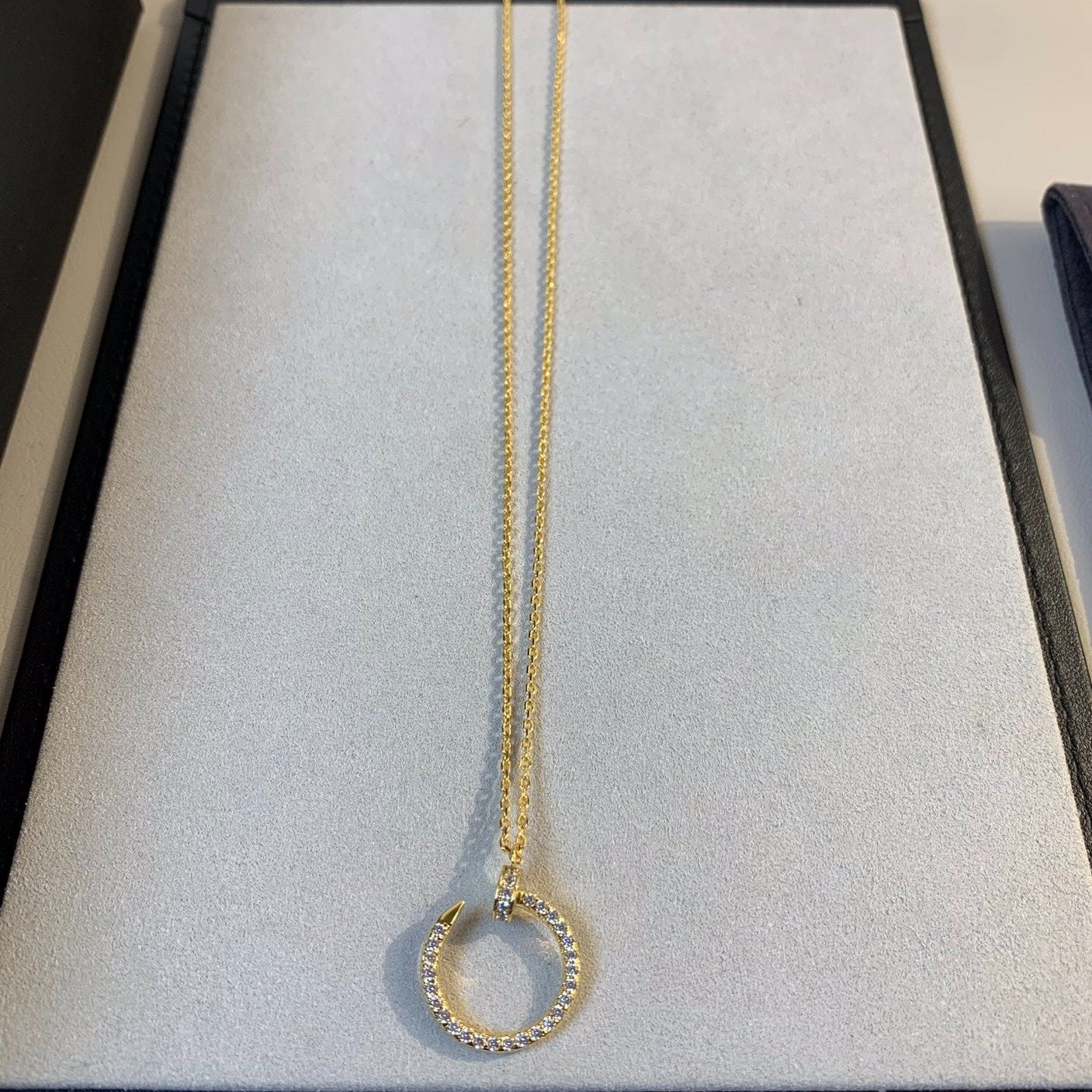[Windsor Jewelry]JUSTE NECKLACE GOLD DIAMONDS