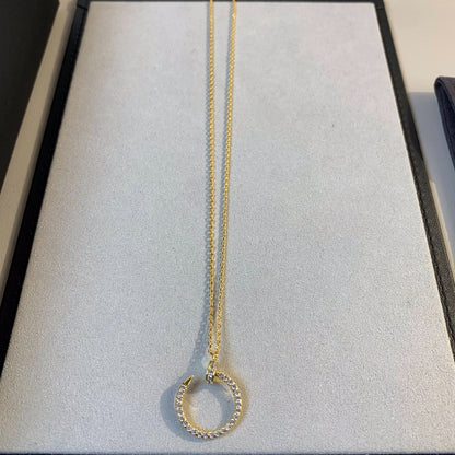 [Windsor Jewelry]JUSTE NECKLACE GOLD DIAMONDS