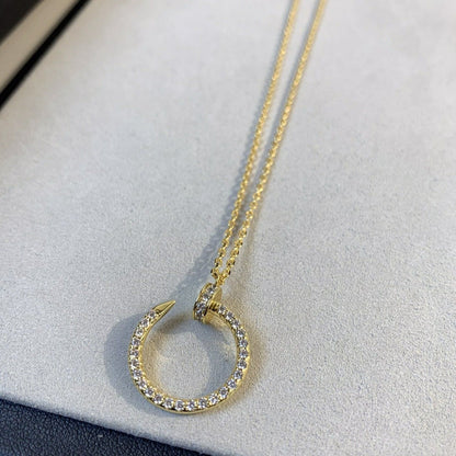 [Windsor Jewelry]JUSTE NECKLACE GOLD DIAMONDS