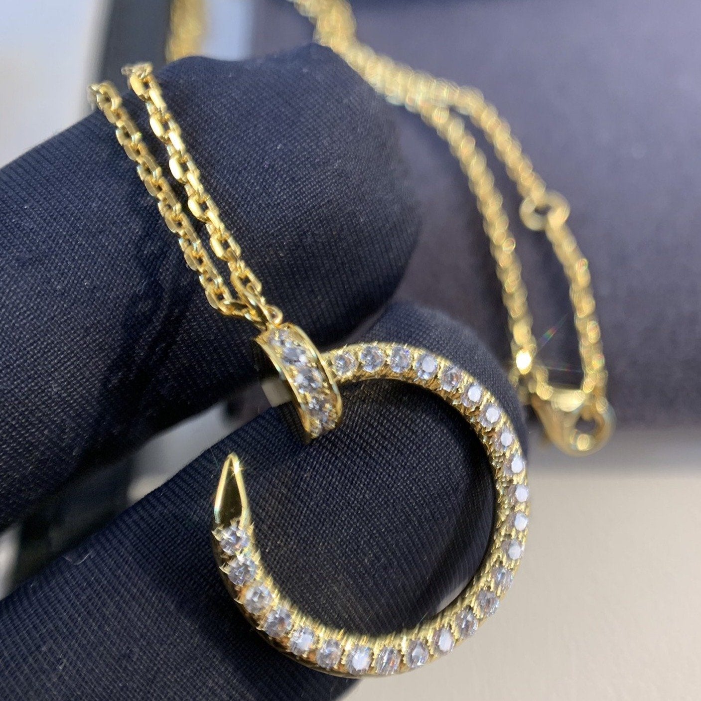[Windsor Jewelry]JUSTE NECKLACE GOLD DIAMONDS