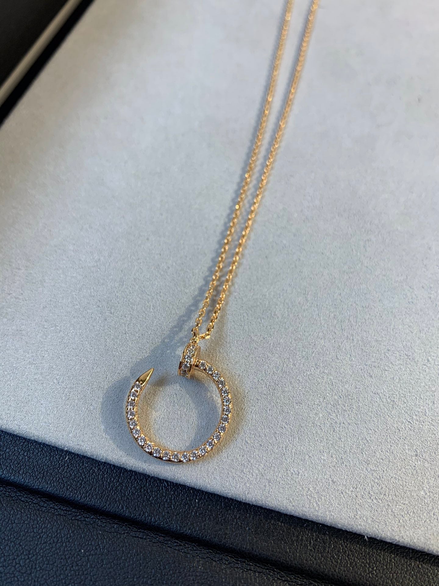 [Windsor Jewelry]JUSTE NECKLACE PINK GOLD DIAMONDS