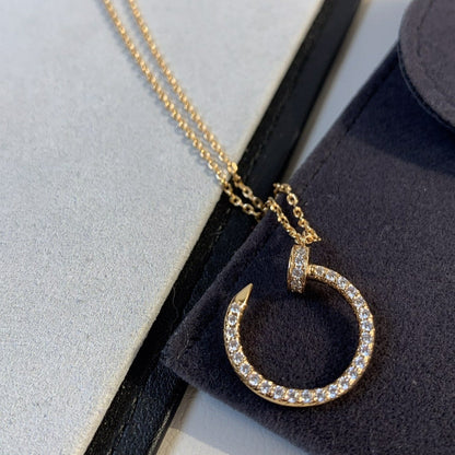 [Windsor Jewelry]JUSTE NECKLACE PINK GOLD DIAMONDS