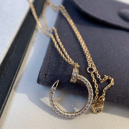 [Windsor Jewelry]JUSTE NECKLACE PINK GOLD DIAMONDS