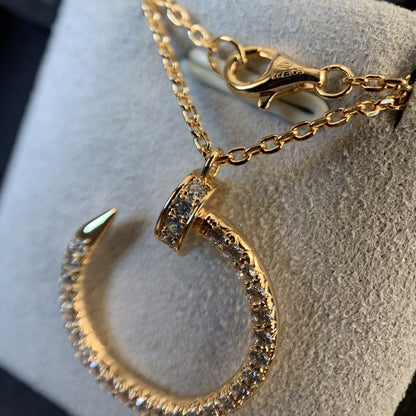 [Windsor Jewelry]JUSTE NECKLACE PINK GOLD DIAMONDS