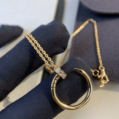 [Windsor Jewelry]JUSTE NECKLACE PINK GOLD DIAMONDS