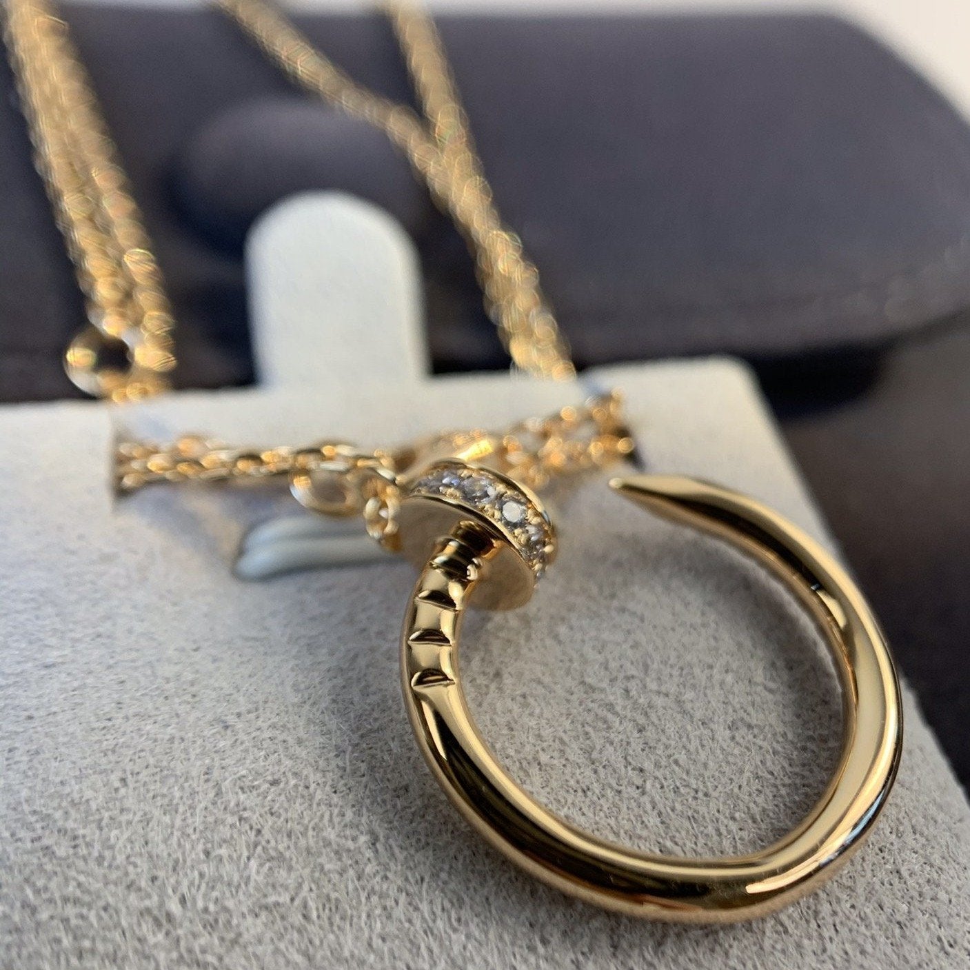 [Windsor Jewelry]JUSTE NECKLACE PINK GOLD DIAMONDS
