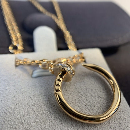 [Windsor Jewelry]JUSTE NECKLACE PINK GOLD DIAMONDS