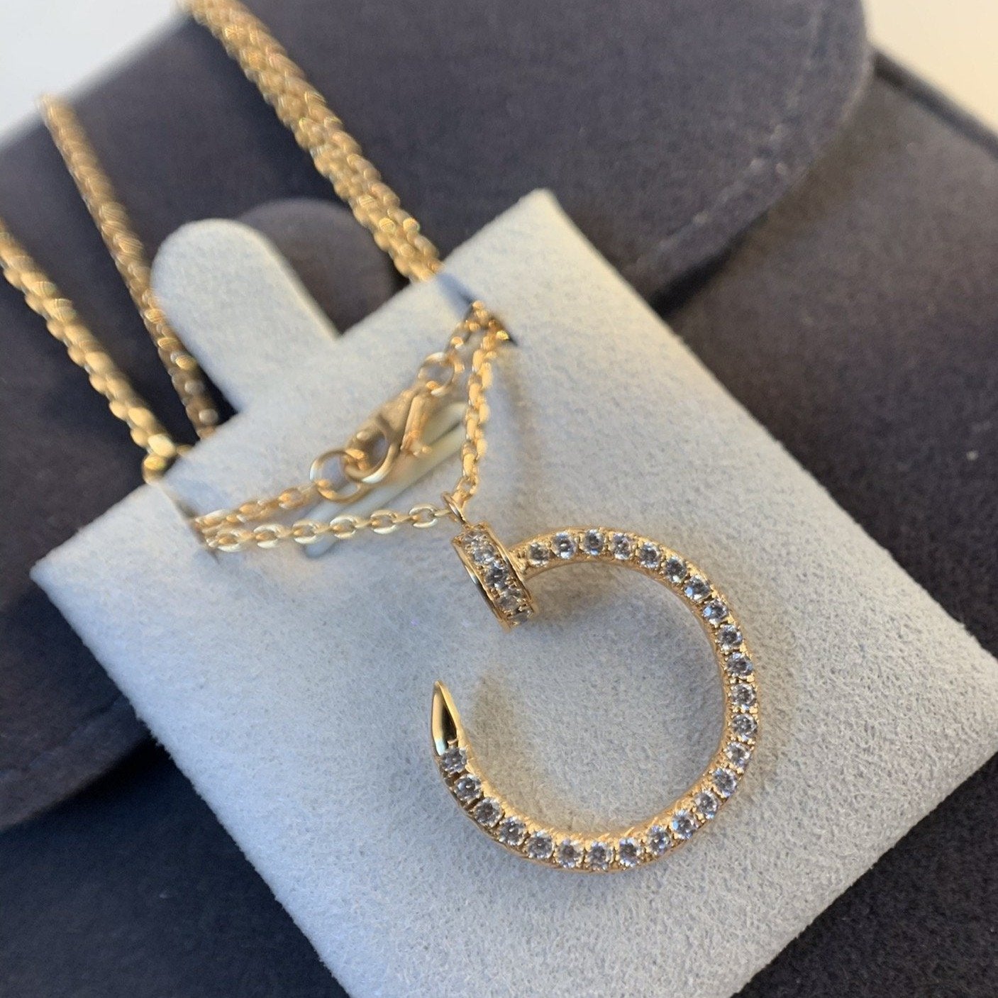[Windsor Jewelry]JUSTE NECKLACE PINK GOLD DIAMONDS