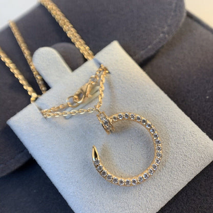 [Windsor Jewelry]JUSTE NECKLACE PINK GOLD DIAMONDS