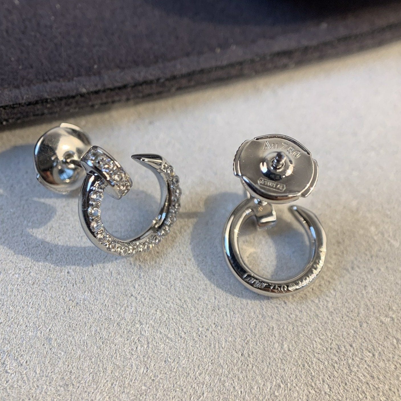 [Windsor Jewelry]JUSTE EARRINGS SILVER DIAMONDS