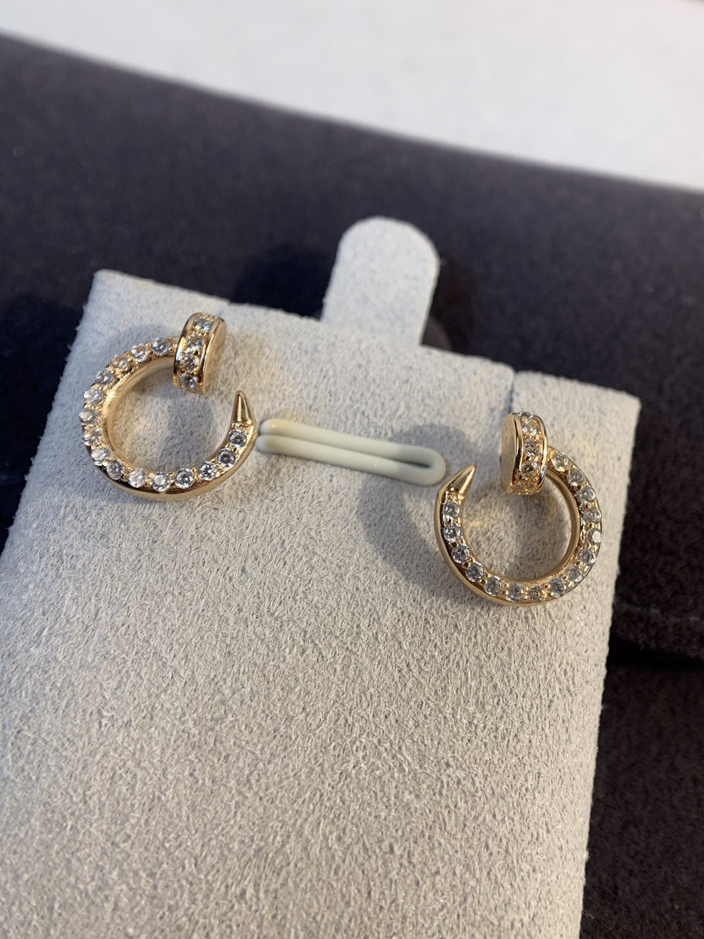 [Windsor Jewelry]JUSTE EARRINGS GOLD DIAMONDS