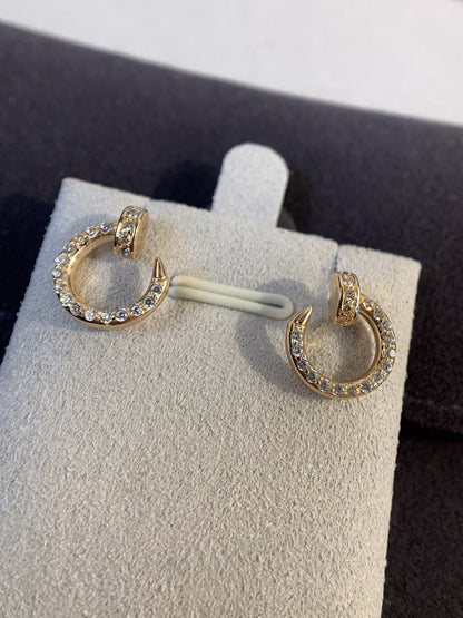 [Windsor Jewelry]JUSTE EARRINGS GOLD DIAMONDS