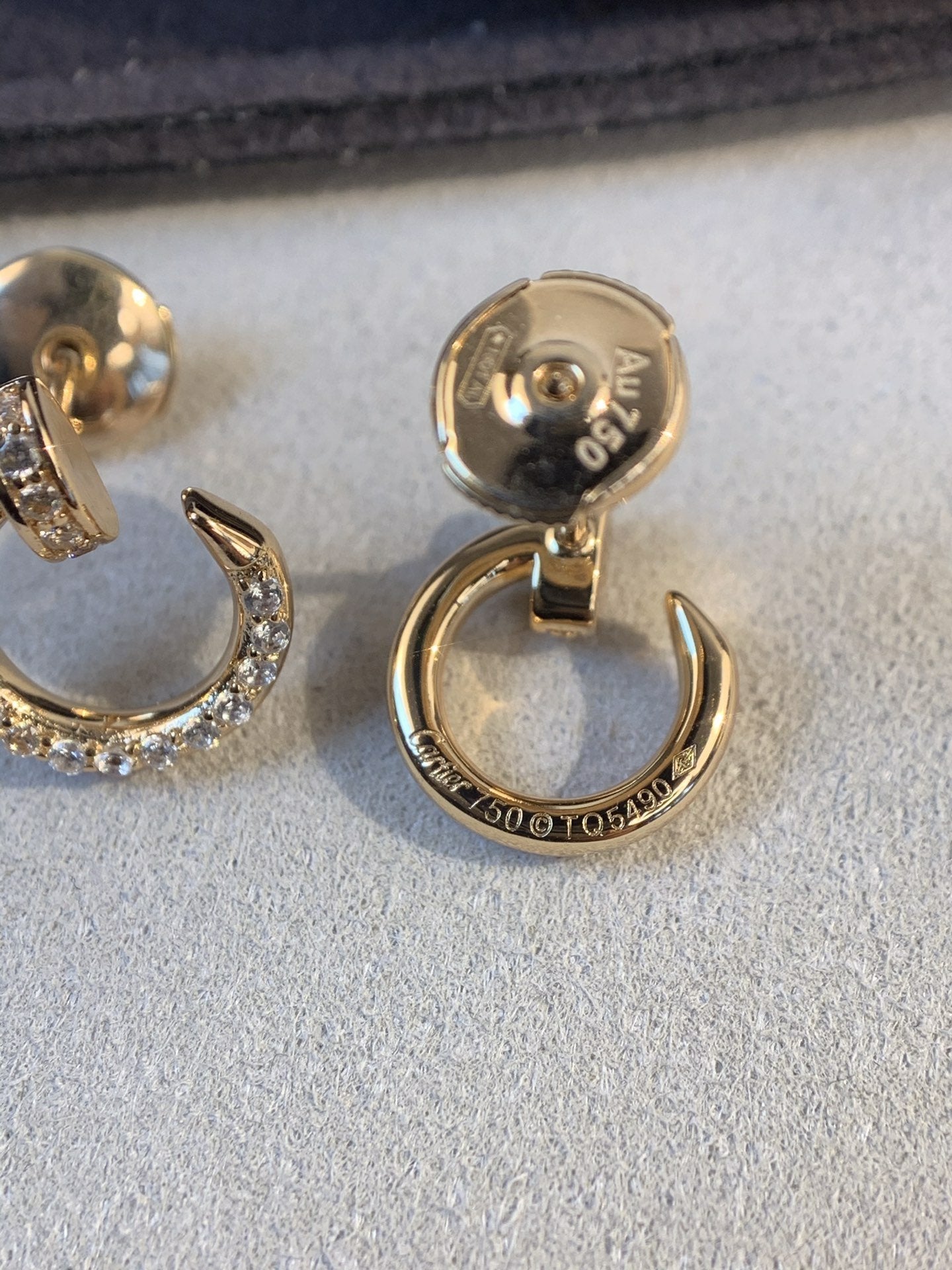 [Windsor Jewelry]JUSTE EARRINGS GOLD DIAMONDS