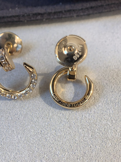 [Windsor Jewelry]JUSTE EARRINGS GOLD DIAMONDS