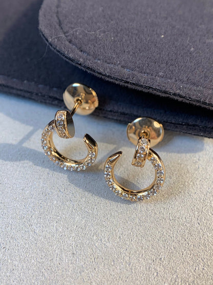 [Windsor Jewelry]JUSTE EARRINGS GOLD DIAMONDS