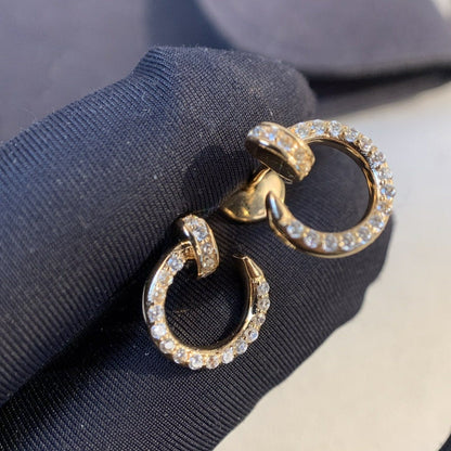 [Windsor Jewelry]JUSTE EARRINGS GOLD DIAMONDS