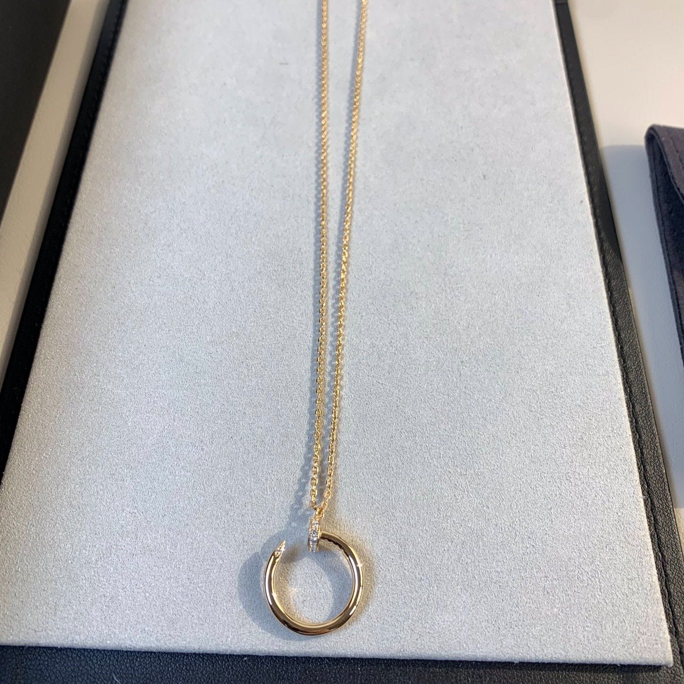 [Windsor Jewelry]JUSTE NECKLACE PINK GOLD