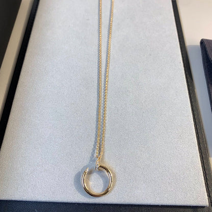 [Windsor Jewelry]JUSTE NECKLACE PINK GOLD