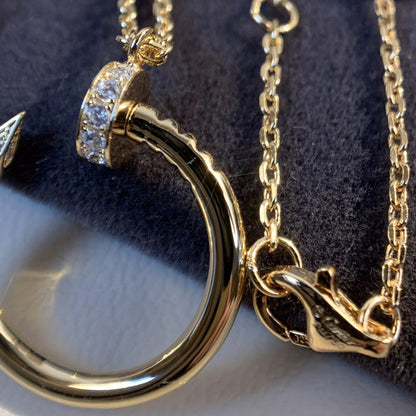 [Windsor Jewelry]JUSTE NECKLACE PINK GOLD