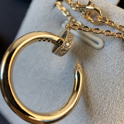 [Windsor Jewelry]JUSTE NECKLACE PINK GOLD