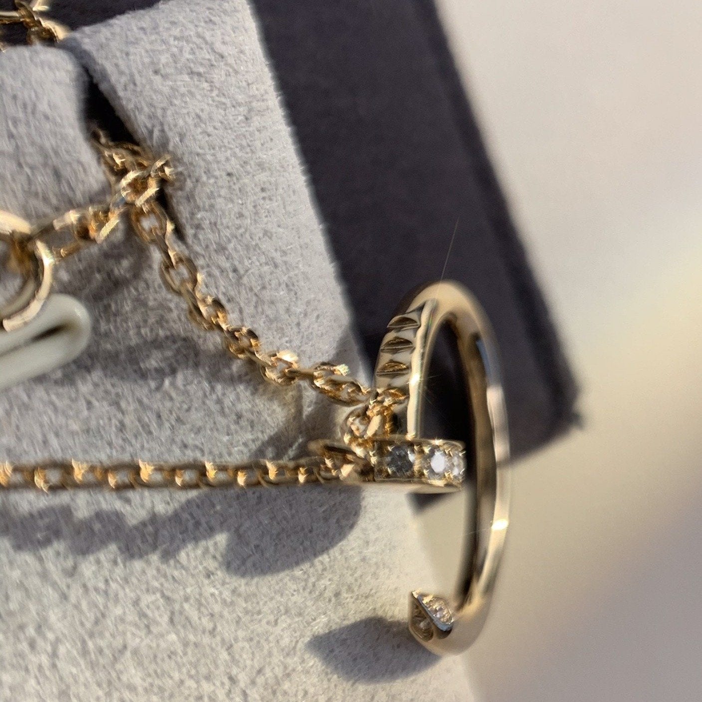 [Windsor Jewelry]JUSTE NECKLACE PINK GOLD