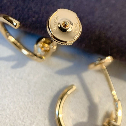 [Windsor Jewelry]JUSTE EARRINGS PINK GOLD