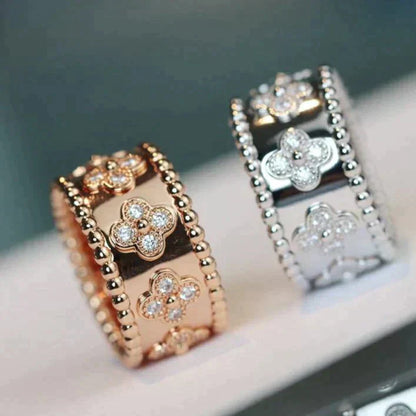 [Windsor Jewelry]CLOVER KALEIDOSCOPE RING 10MM