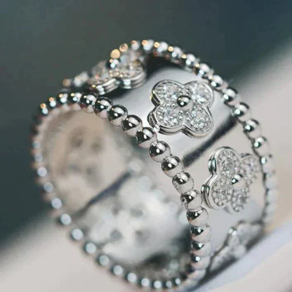 [Windsor Jewelry]CLOVER KALEIDOSCOPE RING 10MM