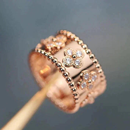 [Windsor Jewelry]CLOVER KALEIDOSCOPE RING 10MM