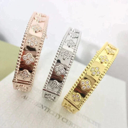 [Windsor Jewelry]CLOVER BRACELET 8MM DIAMONDS