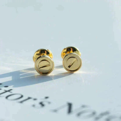 [Windsor Jewelry]LOVE EARRINGS GOLD 10MM