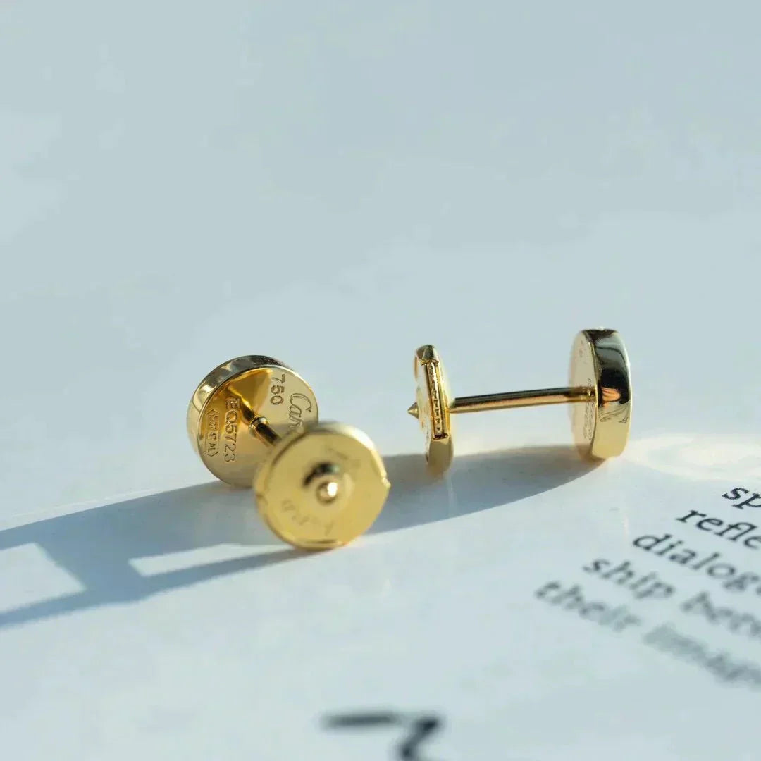 [Windsor Jewelry]LOVE EARRINGS GOLD 10MM